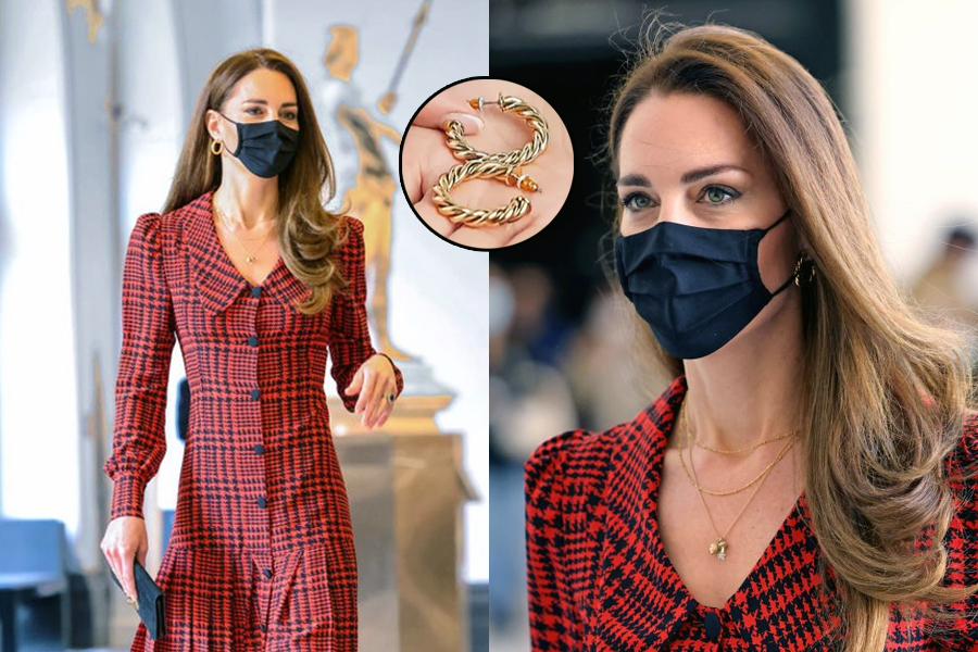 No precinho: Kate Middleton passeia com brincos de R$ 37